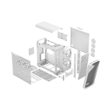 Fractal Design Torrent RGB Mid-Tower Case (White, Clear Tempered Glass) — Being Shipped