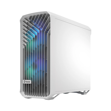Fractal Design Torrent RGB Mid-Tower Case (White, Clear Tempered Glass) — Being Shipped