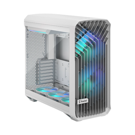 Fractal Design Torrent RGB Mid-Tower Case (White, Clear Tempered Glass) — Being Shipped