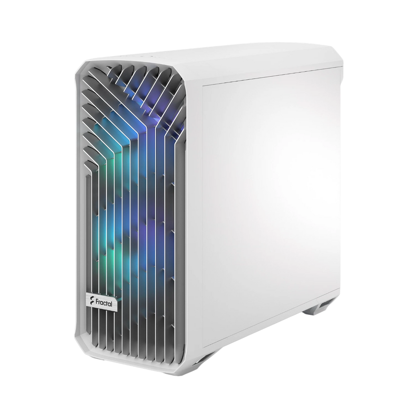 Fractal Design Torrent RGB Mid-Tower Case (White, Clear Tempered Glass) — Being Shipped