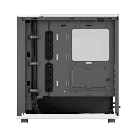 Fractal Design North Mid-Tower Case (Chalk White, Clear Glass) — Being Shipped