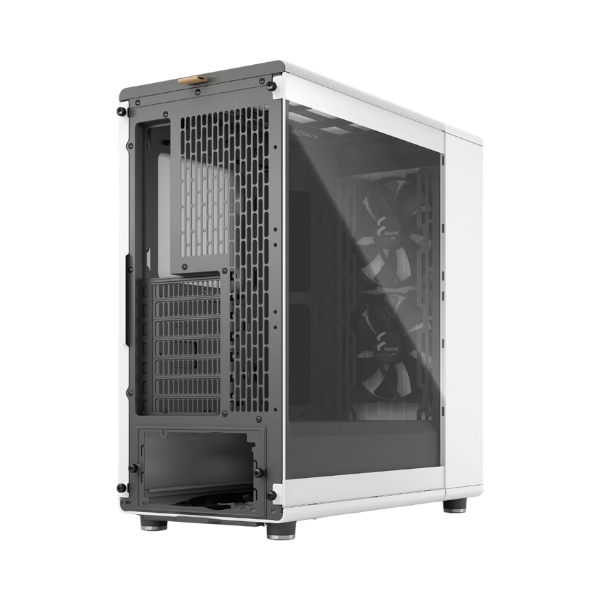 Fractal Design North Mid-Tower Case (Chalk White, Clear Glass) — Being Shipped