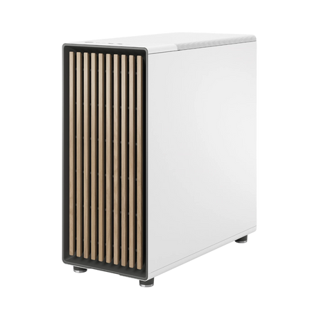Fractal Design North Mid-Tower Case (Chalk White, Clear Glass) — Being Shipped