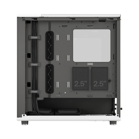 Fractal Design North Mid-Tower Case (Chalk White, Clear Glass) — Being Shipped