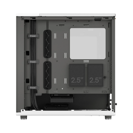 Fractal Design North Mid-Tower Case (Chalk White, Clear Glass) — Being Shipped