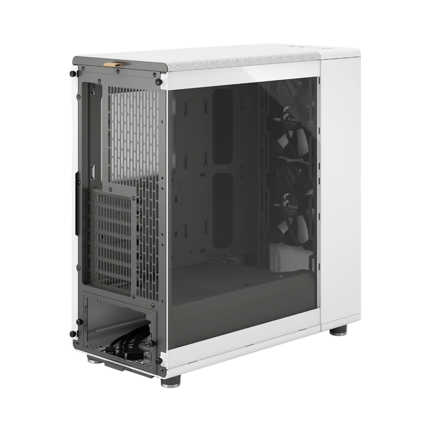 Fractal Design North Mid-Tower Case (Chalk White, Clear Glass) — Being Shipped