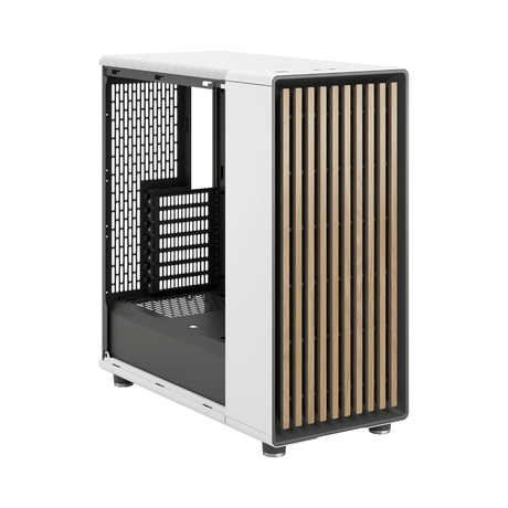 Fractal Design North Mid-Tower Case (Chalk White, Clear Glass) — Being Shipped