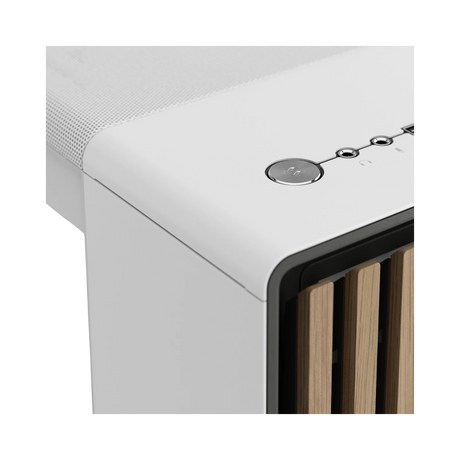 Fractal Design North Mid-Tower Case (Chalk White, Clear Glass) — Being Shipped