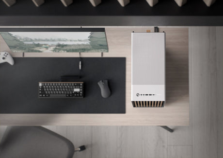 Fractal Design North Mid-Tower Case (Chalk White, Clear Glass) — Being Shipped