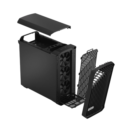 Fractal Design Torrent Mid-Tower Case (Black, Solid Steel Side Panel) — Being Shipped