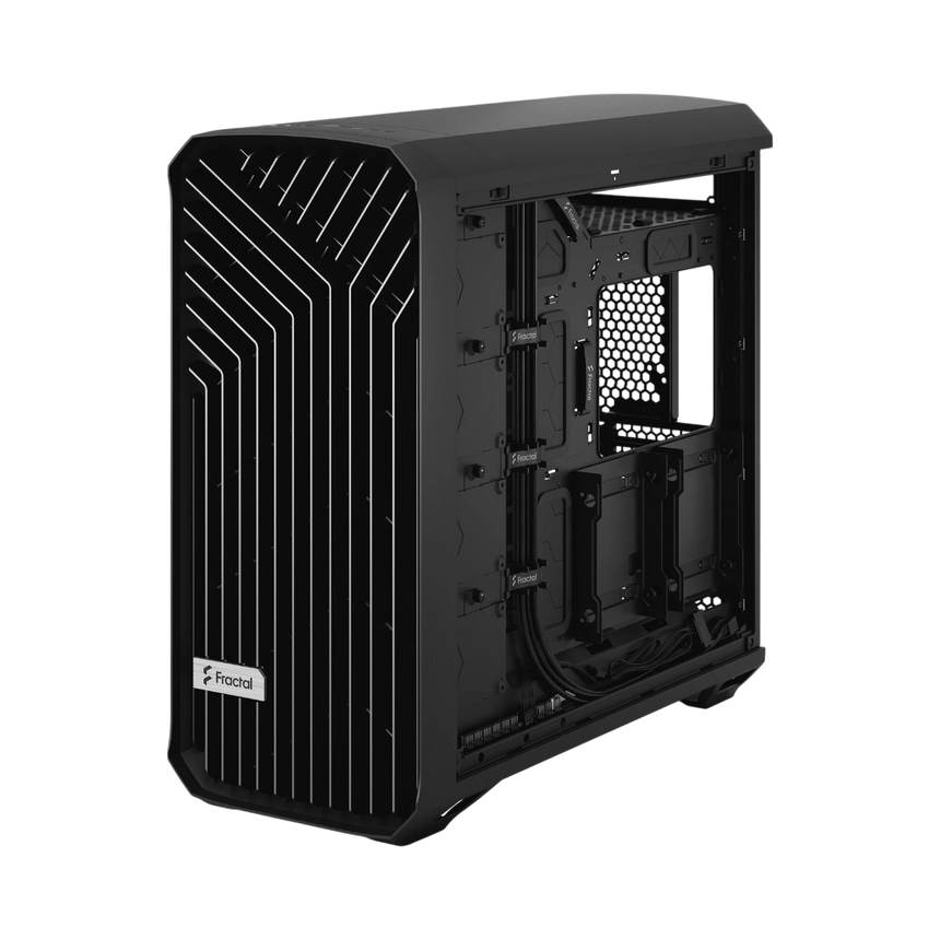 Fractal Design Torrent Mid-Tower Case (Black, Solid Steel Side Panel) — Being Shipped