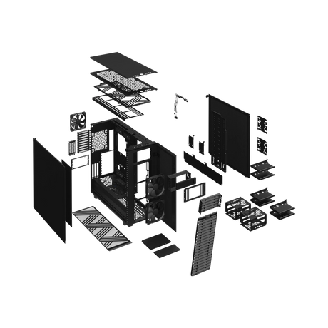 Fractal Design Define 7 XL Full-Tower Case (Black) — Being Shipped