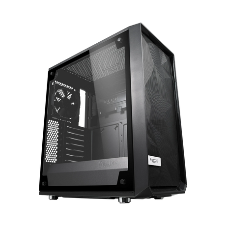 Fractal Design Meshify C Mid-Tower Case (Tempered Glass, Black) — Being Shipped