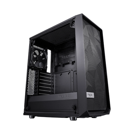 Fractal Design Meshify C Mid-Tower Case (Tempered Glass, Black) — Being Shipped