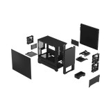 Fractal Design Pop Mini Silent Case (Solid Black) — Being Shipped