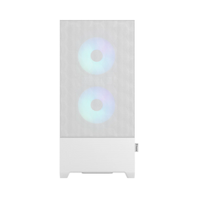 Fractal Design Pop Air RGB Mid-Tower Case (White Tempered Glass, Clear Tint) — Being Shipped