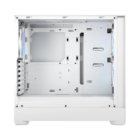 Fractal Design Pop Air RGB Mid-Tower Case (White Tempered Glass, Clear Tint) — Being Shipped