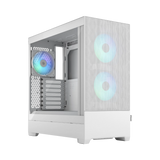 Fractal Design Pop Air RGB Mid-Tower Case (White Tempered Glass, Clear Tint) — Being Shipped