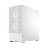 Fractal Design Pop Air RGB Mid-Tower Case (White Tempered Glass, Clear Tint) — Being Shipped