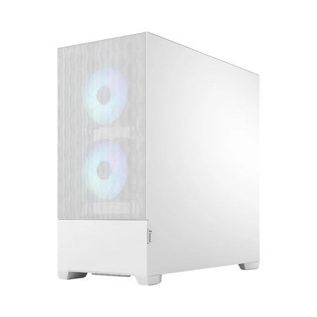 Fractal Design Pop Air RGB Mid-Tower Case (White Tempered Glass, Clear Tint) — Being Shipped