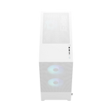 Fractal Design Pop Air RGB Mid-Tower Case (White Tempered Glass, Clear Tint) — Being Shipped