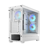 Fractal Design Pop Air RGB Mid-Tower Case (White Tempered Glass, Clear Tint) — Being Shipped