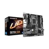Gigabyte Q670M D3H DDR4 Q670 Chipset LGA1700 Socket Micro ATX Motherboard — Being Shipped