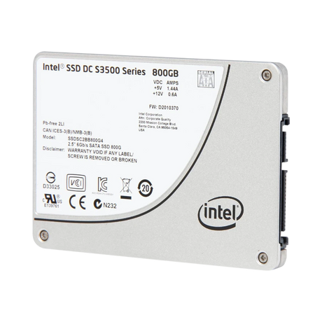 Intel DC S3500 800GB 2.5" SATA 6Gb/s MLC Internal SSD — Being Shipped