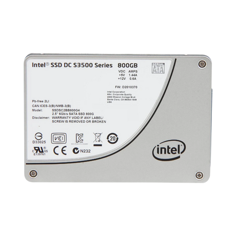 Intel DC S3500 800GB 2.5" SATA 6Gb/s MLC Internal SSD — Being Shipped