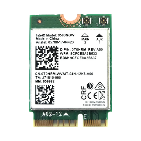 Intel Wireless-AC 9560 M.2 2230 Network Adapter — Being Shipped