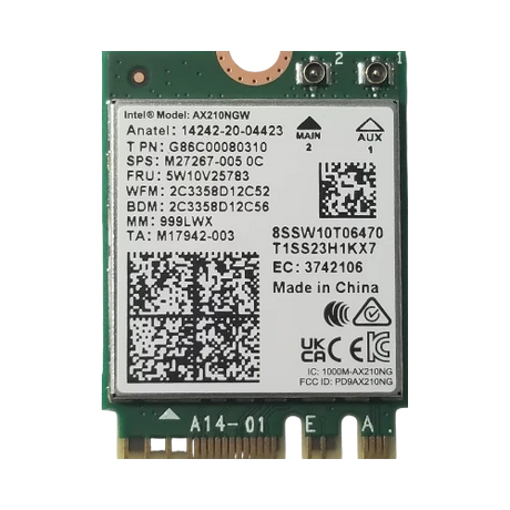 Intel Wi-Fi 6E AX210 M.2 2230 Network Adapter — Being Shipped