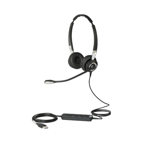 Jabra 2400 II USB Duo CC MS Wired Headset — Being Shipped