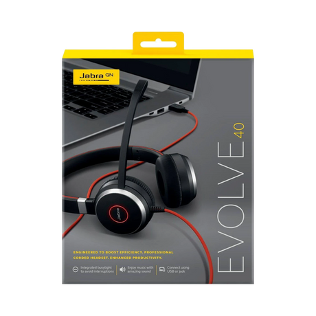 Jabra Evolve 40 Stereo On-Ear Headset — Being Shipped