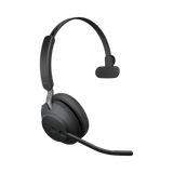Jabra Evolve2 65 Mono Wireless On-Ear Headset (Unified Communication, USB Type-A, Black) — Being Shipped