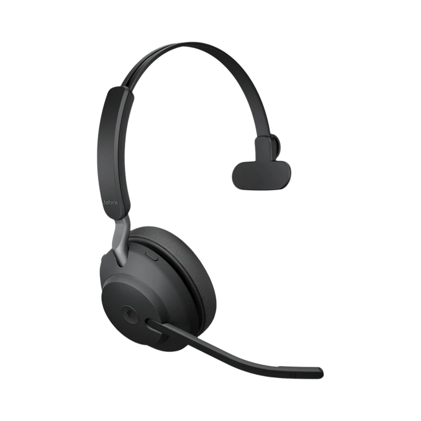 Jabra Evolve2 65 Mono Wireless On-Ear Headset (Unified Communication, USB Type-A, Black) — Being Shipped
