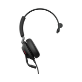Jabra Evolve2 40 Mono Wired On-Ear Headset (Unified Communication, USB Type-C, Black) — Being Shipped