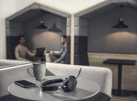 Jabra Evolve2 65 Stereo Wireless On-Ear Headset with Stand (Microsoft Teams, USB Type-C, Black) — Being Shipped