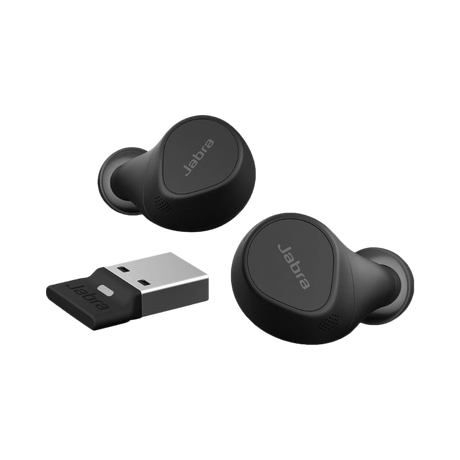 Jabra Evolve2 Buds USB-A MS Earbuds with USB-A Bluetooth Dongle — Being Shipped