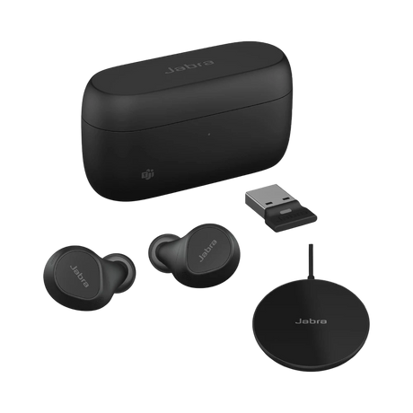 Jabra Evolve2 Buds USB-A MS Earbuds with USB-A Bluetooth Dongle — Being Shipped