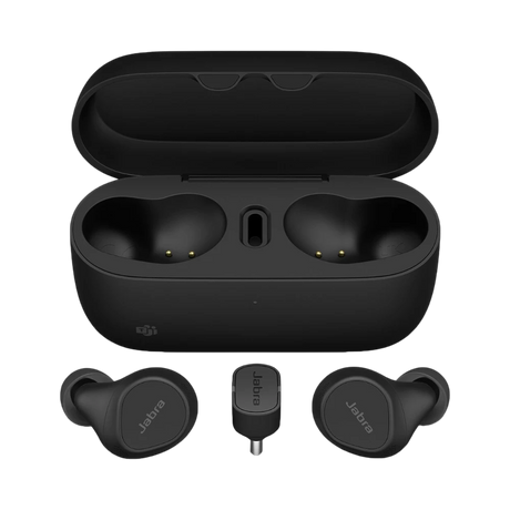 Jabra Evolve2 Buds USB-A MS Earbuds with USB-A Bluetooth Dongle — Being Shipped