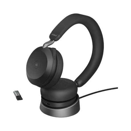 Jabra Evolve2 75 MS Wireless Noise-Canceling Headset (Black) — Being Shipped