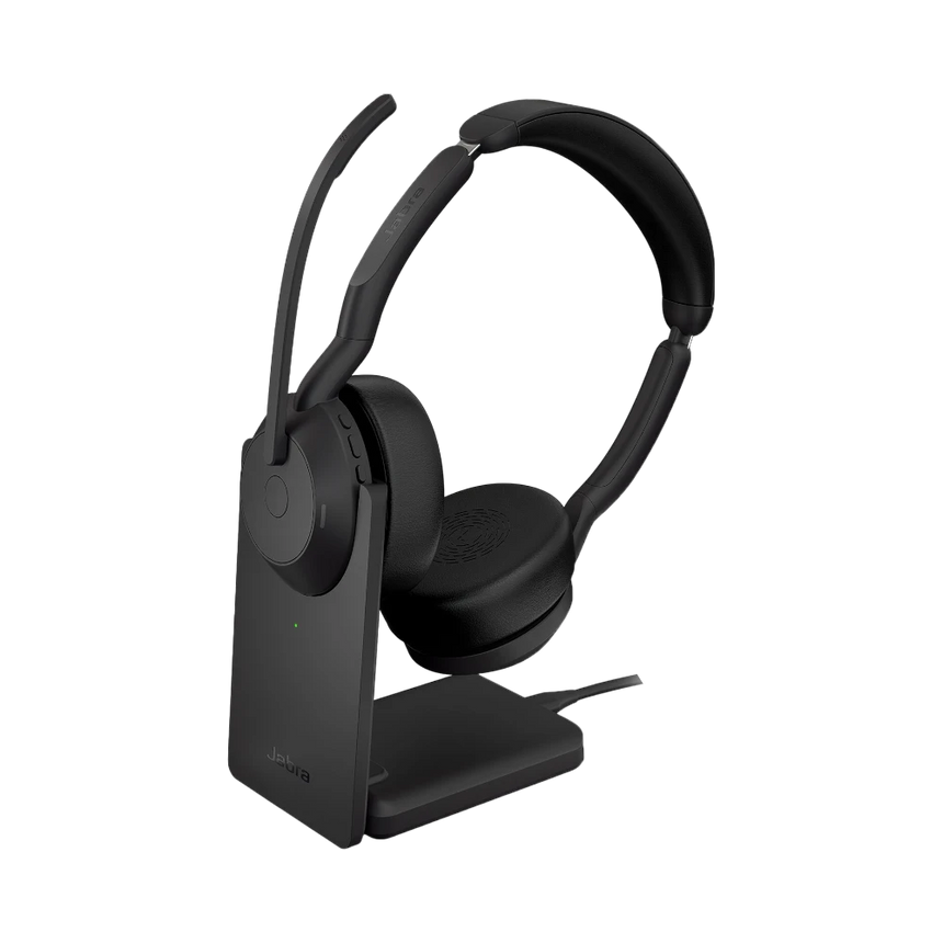 Jabra Evolve2 55 Link380c USB-C Stereo Wireless Headset with Stand (North America) — Being Shipped