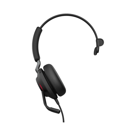 Jabra Evolve2 40 SE Mono Wired On-Ear Headset (Unified Communications, USB-A, Black) — Being Shipped