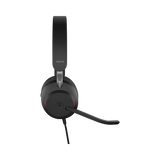 Jabra Evolve2 40 Stereo Wired On-Ear Headset (Unified Communication, USB Type-C, Black) — Being Shipped