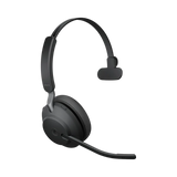 Jabra Evolve2 65 Mono Wireless On-Ear Headset (Microsoft Teams, USB Type-A, Black) — Being Shipped