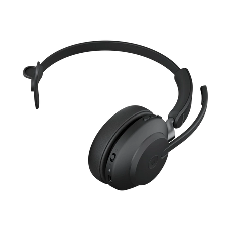 Jabra Evolve2 65 Mono Wireless On-Ear Headset (Microsoft Teams, USB Type-A, Black) — Being Shipped