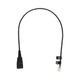 Jabra Quick Disconnect (QD) Straight Bottom Cord Headset Cable — Being Shipped