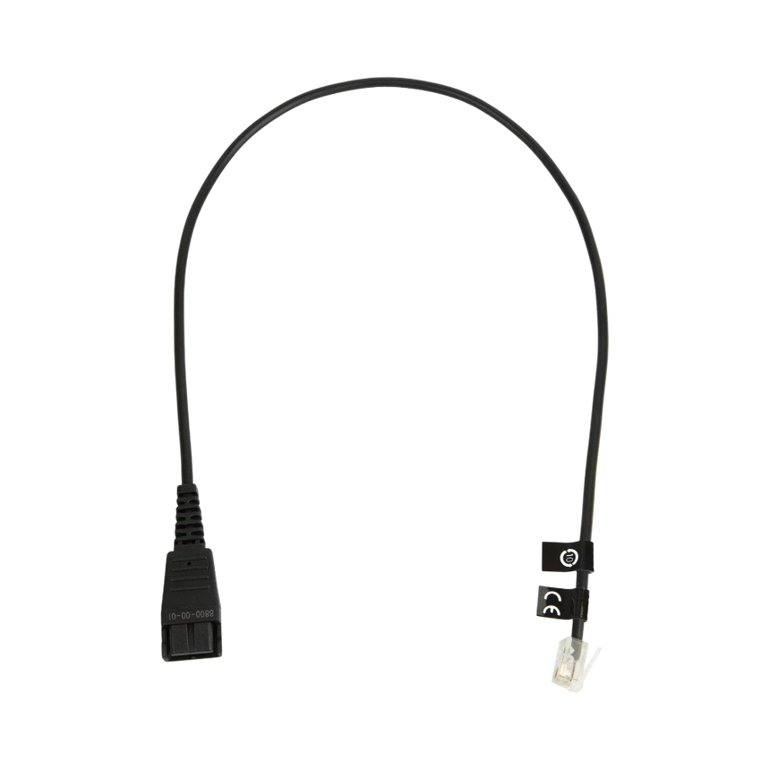Jabra Quick Disconnect (QD) Straight Bottom Cord Headset Cable — Being Shipped