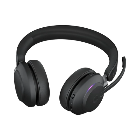 Jabra Evolve2 65 Stereo Wireless On-Ear Headset (Microsoft Teams, USB Type-C, Black) — Being Shipped