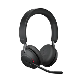 Jabra Evolve2 65 Stereo Wireless On-Ear Headset (Unified Communication, USB Type-C, Black) — Being Shipped